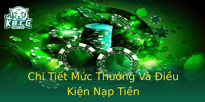 Chi Tiết Mức Thưởng Và Điều Kiện Nạp Tiền Chi Tiết Mức Thưởng Và Điều Kiện Nạp Tiền